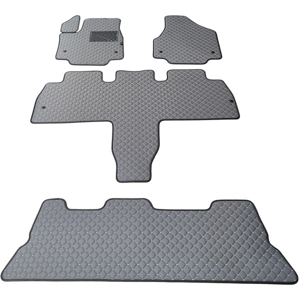 Ekonahast matid QuiltyMats CHRYSLER PACIFICA alates 2021a. (I, II ja III eilės, Hibridas) (Hall / hallid õmblused)