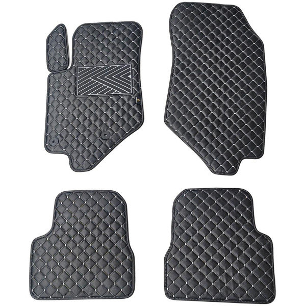 Ekonahast matid QuiltyMats CITROEN DS3 CROSSBACK 2018-2022a. (Must / hallid õmblused)