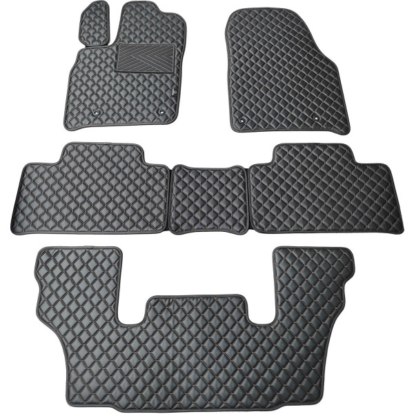 Ekonahast matid QuiltyMats DODGE DURANGO alates 2011a. (I, II ja III eilės 6v.) (Must / mustad õmblused)
