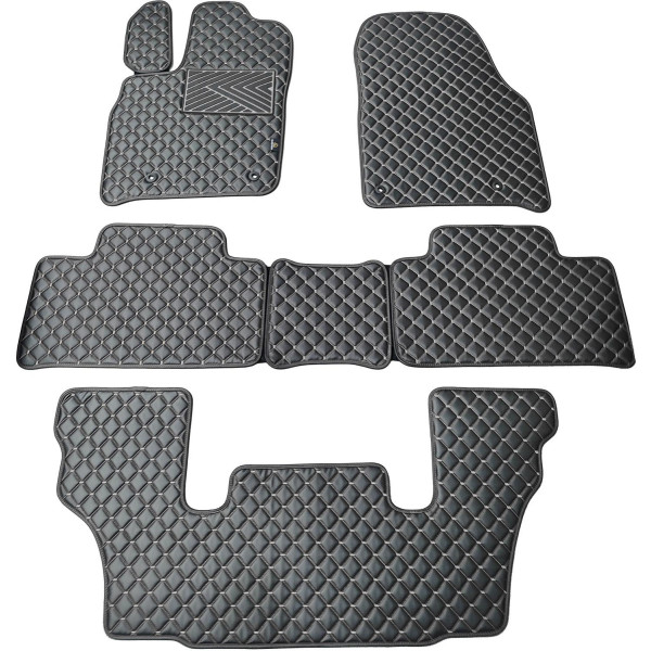 Ekonahast matid QuiltyMats DODGE DURANGO alates 2011a. (I, II ja III eilės 6v.) (Must / hallid õmblused)