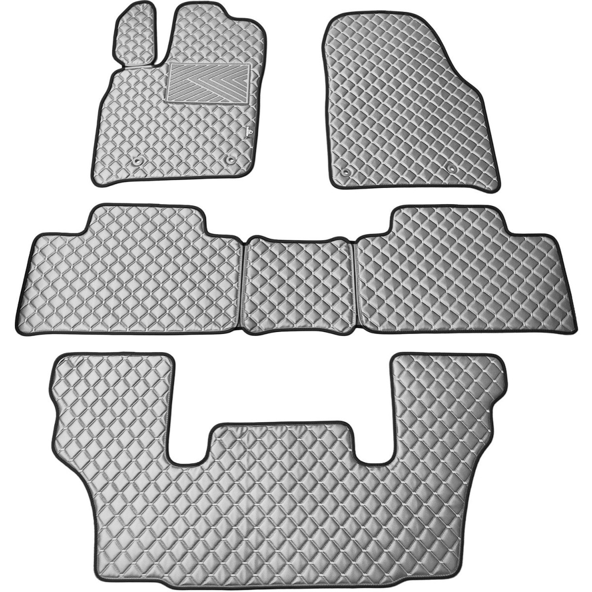 Ekonahast matid QuiltyMats DODGE DURANGO alates 2011a. (I, II ja III eilės 6v.) (Hall / hallid õmblused)