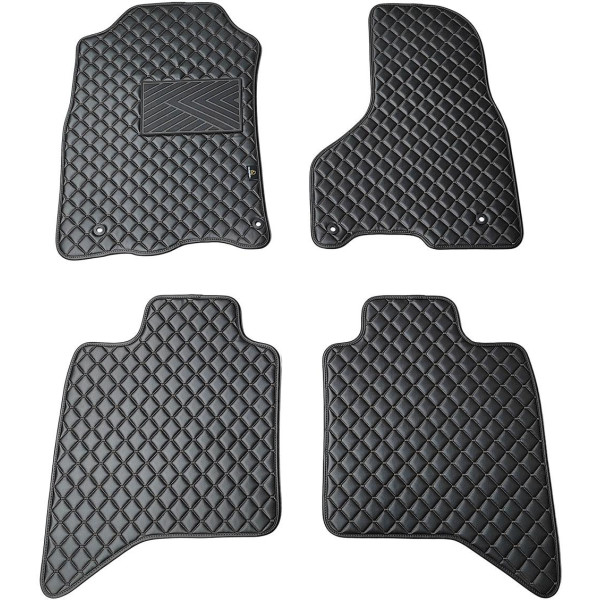 Ekonahast matid QuiltyMats DODGE RAM 2009-2019a. (Must / mustad õmblused)