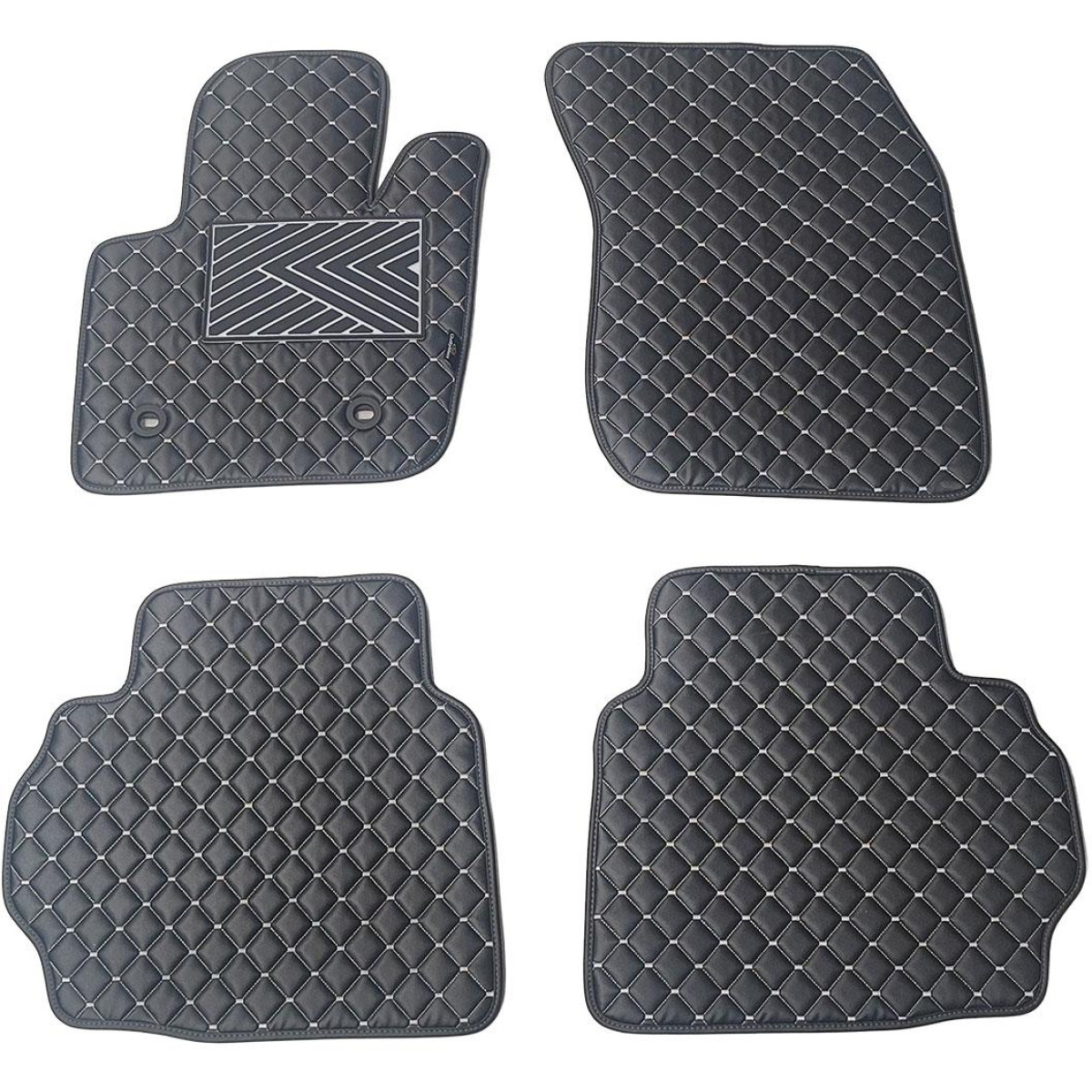 Ekonahast matid QuiltyMats FORD MONDEO 2014-2022a. (Must / hallid õmblused)