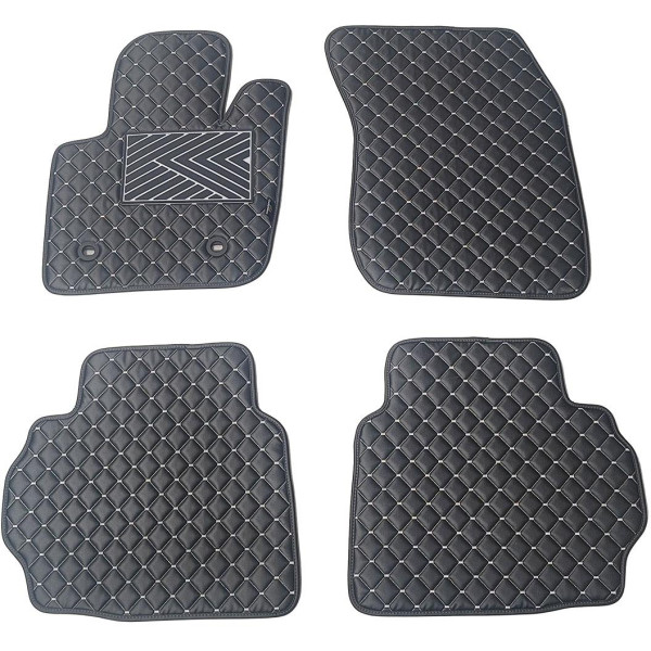 Ekonahast matid QuiltyMats FORD MONDEO 2014-2022a. (Must / hallid õmblused)