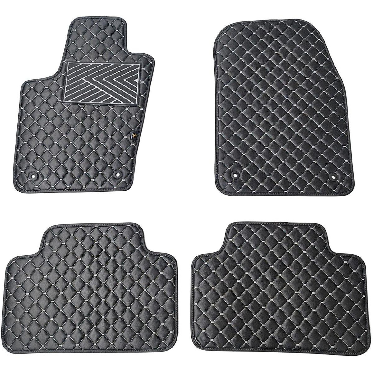 Ekonahast matid QuiltyMats JEEP GRAND CHEROKEE 2010-2020a. (Must / hallid õmblused)