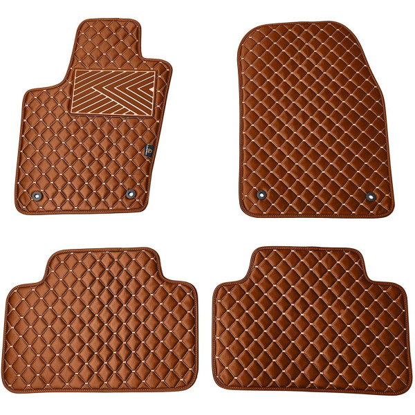 Ekonahast matid QuiltyMats JEEP GRAND CHEROKEE 2010-2020a. (Pruun / pruunid õmblused)