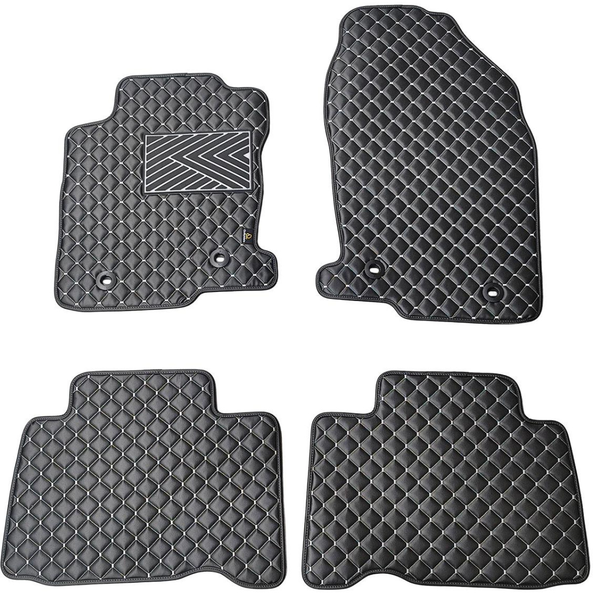 Ekonahast matid QuiltyMats LEXUS NX 2014-2021a. (Must / hallid õmblused)
