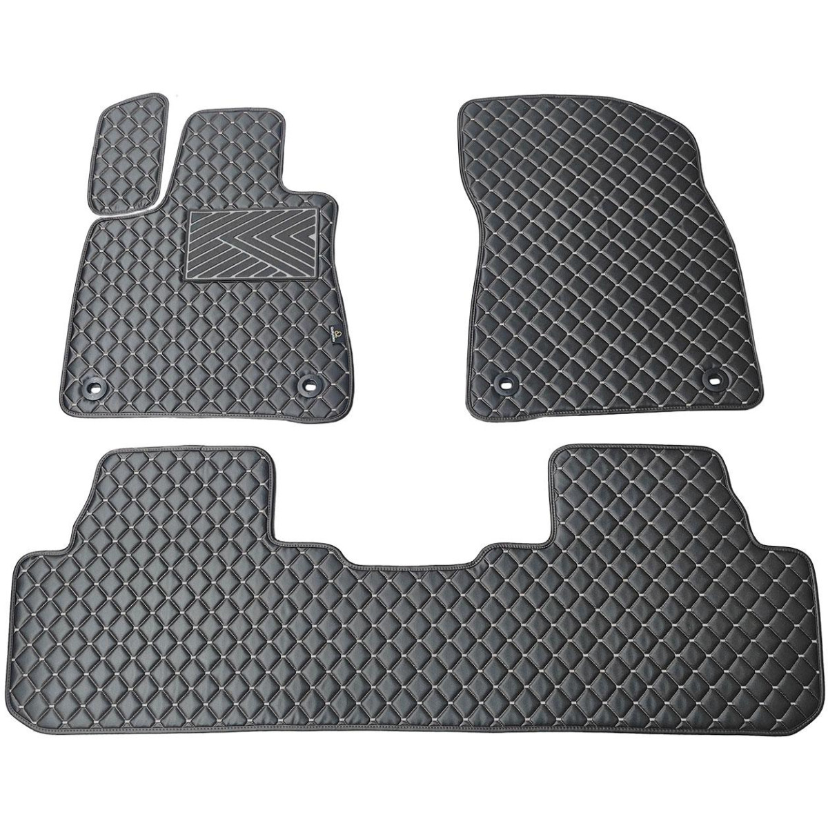 Ekonahast matid QuiltyMats LEXUS RX 2015-2022a. (Must / hallid õmblused)