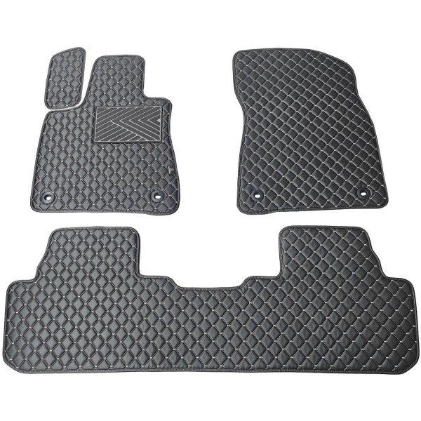 Ekonahast matid QuiltyMats LEXUS RX 2015-2022a. (Must / hallid õmblused)