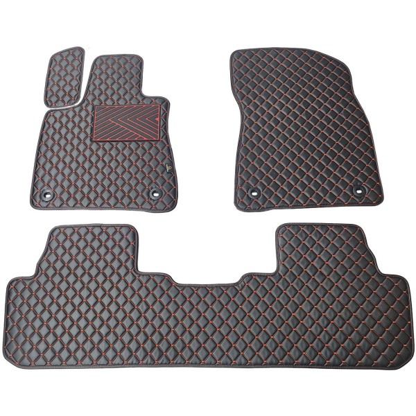 Ekonahast matid QuiltyMats LEXUS RX 2015-2022a. (Must / punased õmblused)