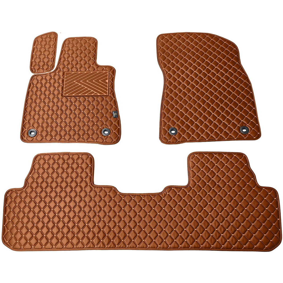 Ekonahast matid QuiltyMats LEXUS RX 2015-2022a. (Pruun / pruunid õmblused)