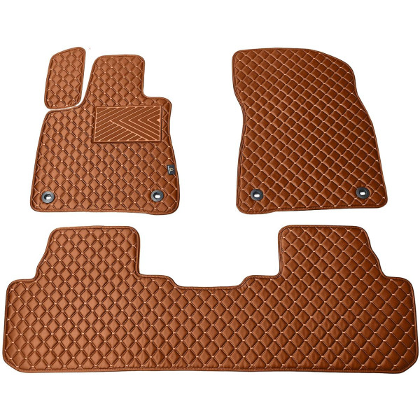Ekonahast matid QuiltyMats LEXUS RX 2015-2022a. (Pruun / pruunid õmblused)