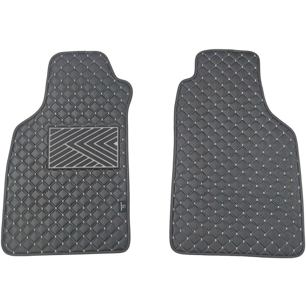Ekonahast matid QuiltyMats LIGIER JS50 alates 2012a. (Must / hallid õmblused)