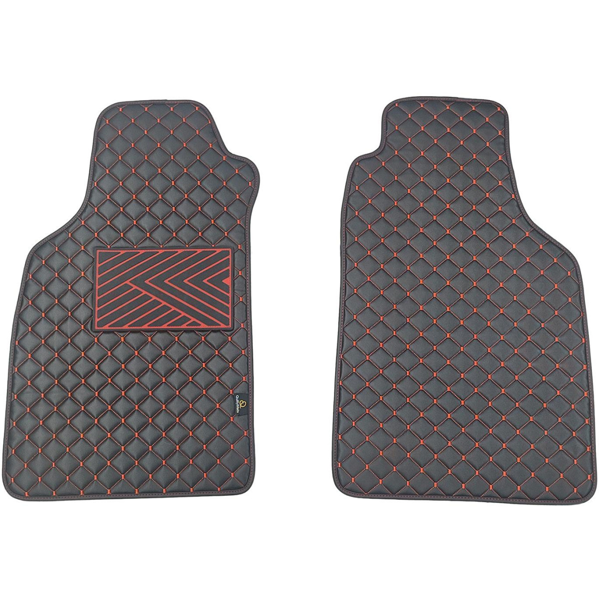 Ekonahast matid QuiltyMats LIGIER JS50 alates 2012a. (Must / punased õmblused)