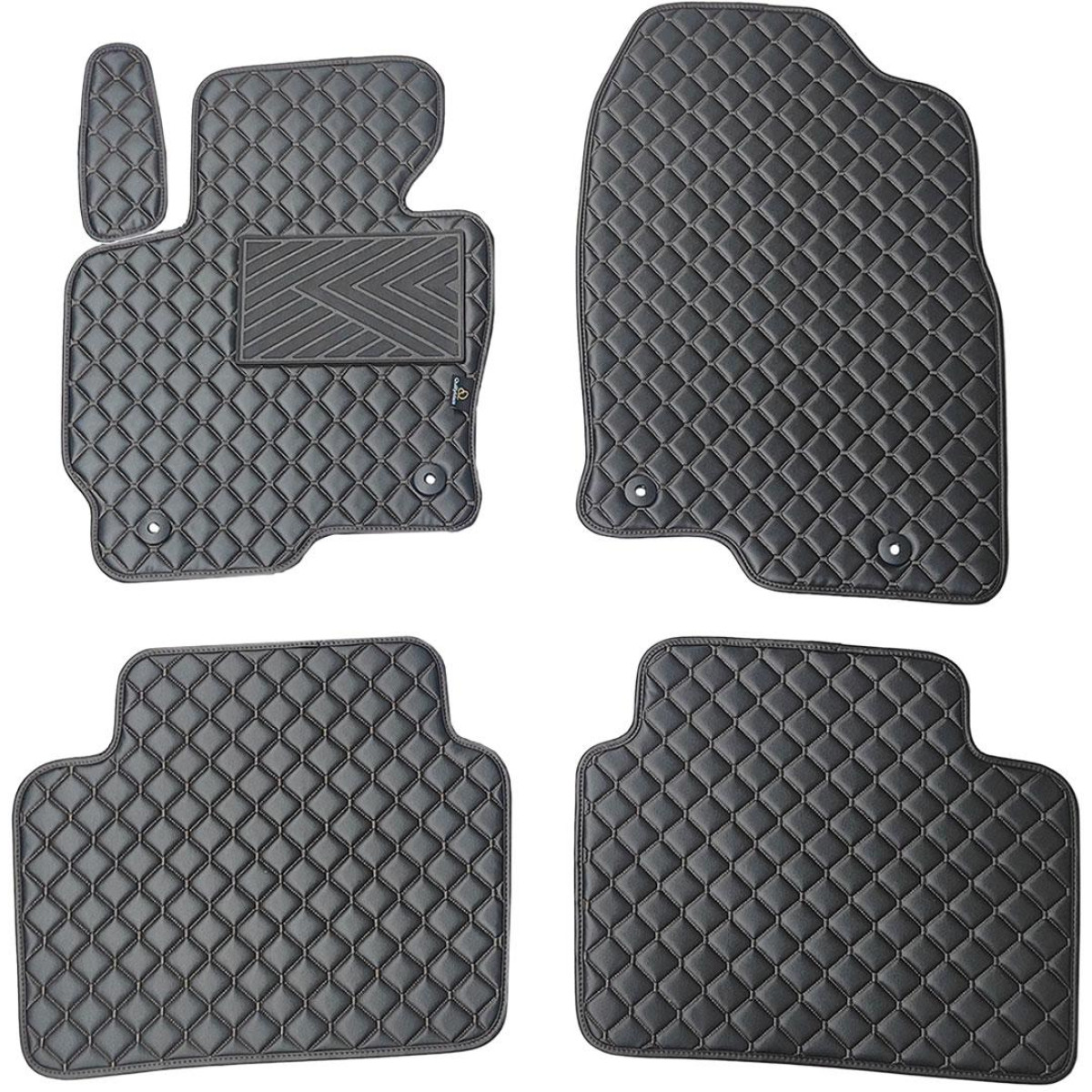 Ekonahast matid QuiltyMats MAZDA CX-5 2012-2016a. (Must / mustad õmblused)