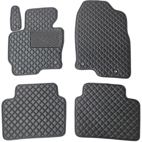 Ekonahast matid QuiltyMats MAZDA CX-5 2012-2016a. (Must / mustad õmblused)