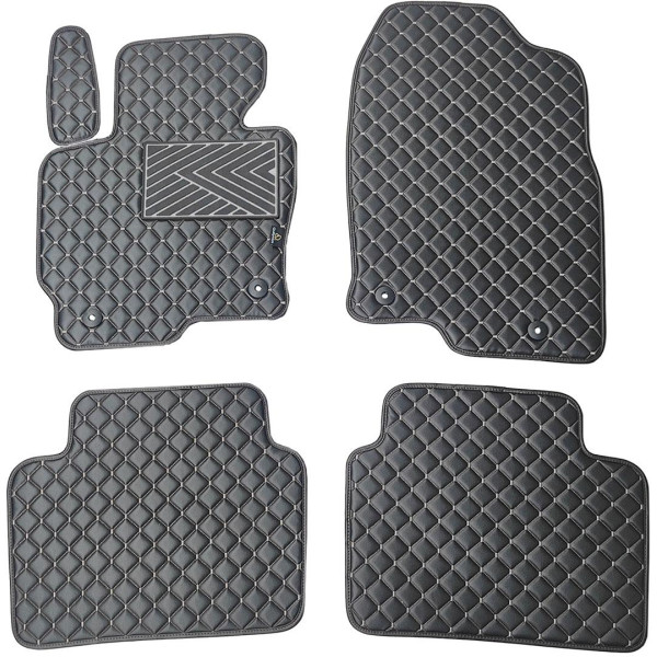 Ekonahast matid QuiltyMats MAZDA CX-5 2012-2016a. (Must / hallid õmblused)