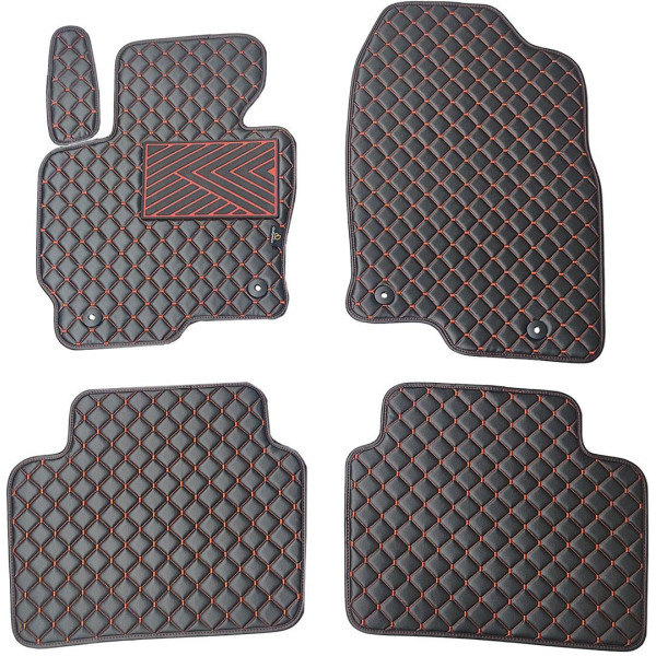 Ekonahast matid QuiltyMats MAZDA CX-5 2012-2016a. (Must / punased õmblused)