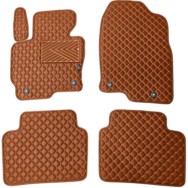 Ekonahast matid QuiltyMats MAZDA CX-5 2012-2016a. (Pruun / pruunid õmblused)
