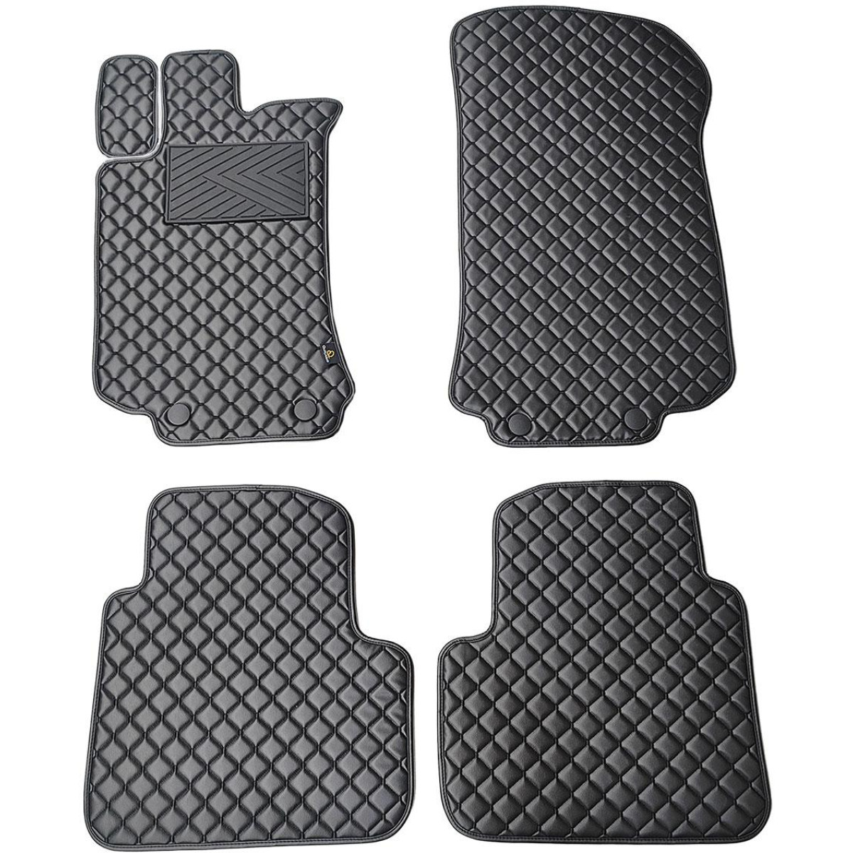 Ekonahast matid QuiltyMats MERCEDES-BENZ R-class W251 2005-2015a. (Must / mustad õmblused)