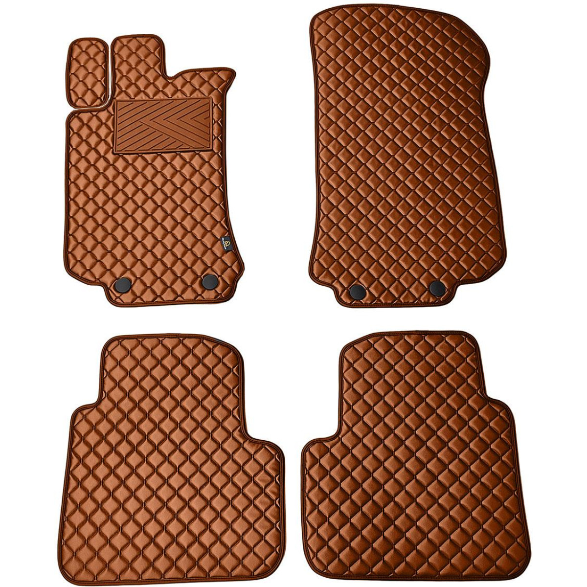 Ekonahast matid QuiltyMats MERCEDES-BENZ R-class W251 2005-2015a. (Pruun / pruunid õmblused)