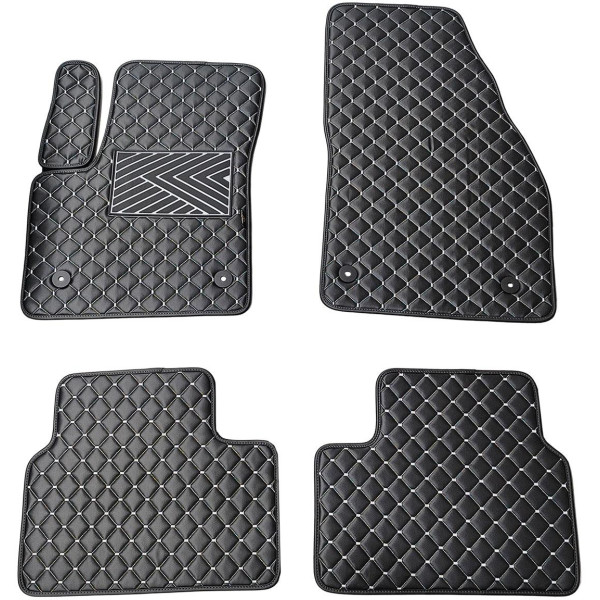 Ekonahast matid QuiltyMats OPEL MERIVA 2010-2017a. (B) (Must / hallid õmblused)