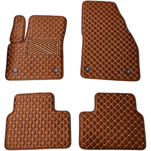 Ekonahast matid QuiltyMats OPEL MERIVA 2010-2017a. (B) (Pruun / pruunid õmblused)