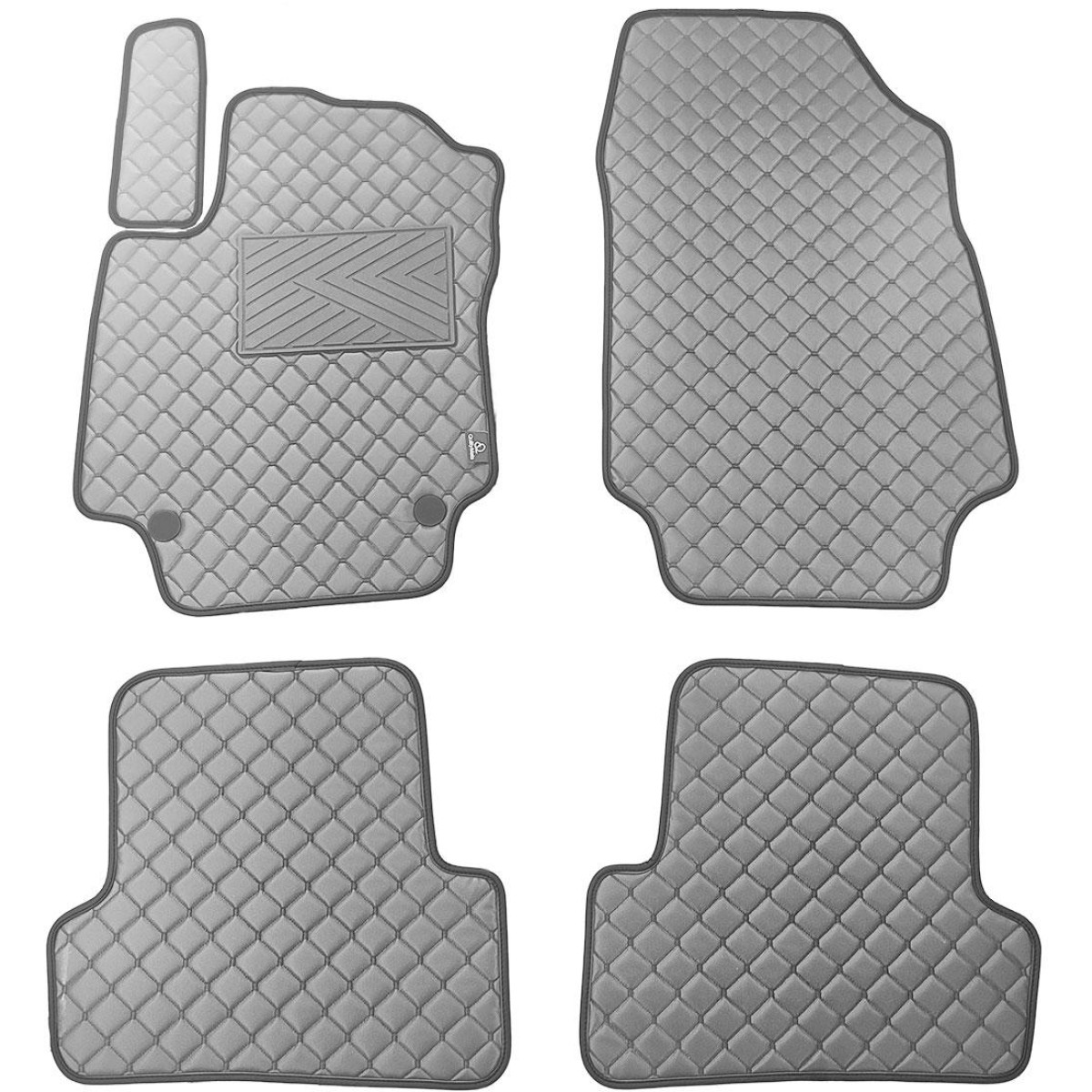 Ekonahast matid QuiltyMats RENAULT CAPTUR 2013-2018a. (Hall / hallid õmblused)