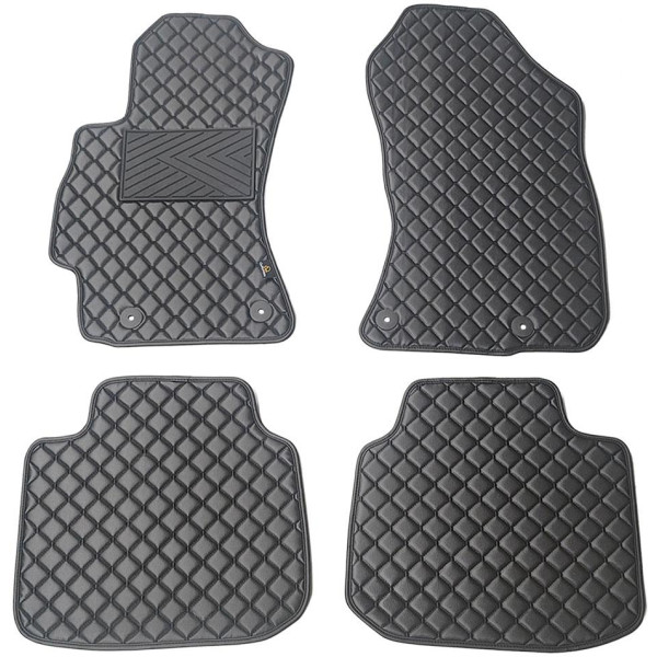 Ekonahast matid QuiltyMats SUBARU OUTBACK 2015-2020a. (Must / mustad õmblused)
