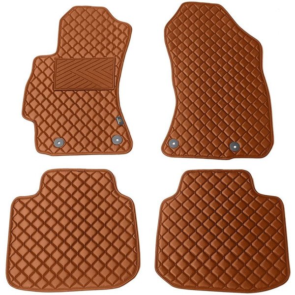 Ekonahast matid QuiltyMats SUBARU OUTBACK 2015-2020a. (Pruun / pruunid õmblused)