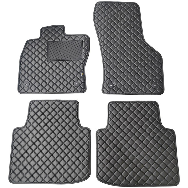 Ekonahast matid QuiltyMats VOLKSWAGEN ARTEON 2017-2023a. (Must / mustad õmblused)