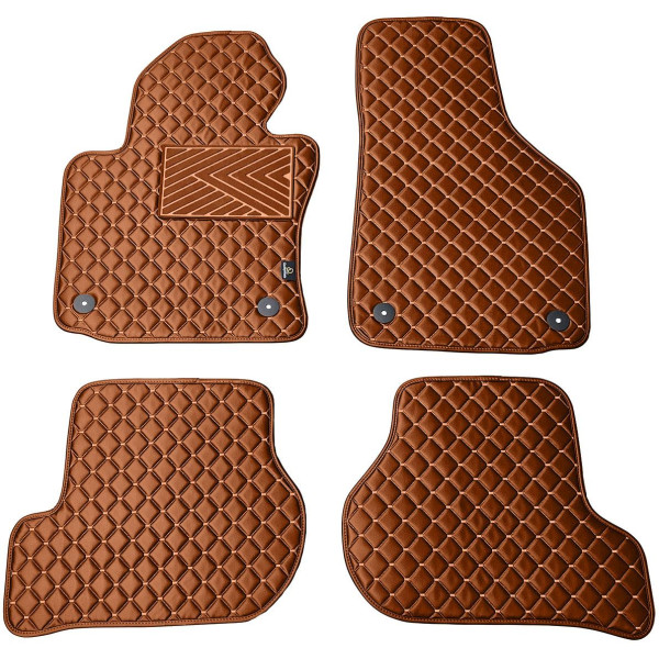 Ekonahast matid QuiltyMats VOLKSWAGEN GOLF 2003-2009a. (Pruun / pruunid õmblused)