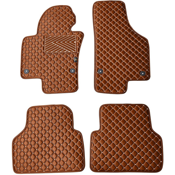 Ekonahast matid QuiltyMats VOLKSWAGEN TIGUAN 2007-2016a. (Pruun / pruunid õmblused)