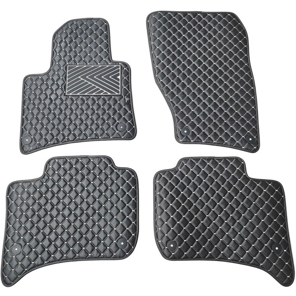 Ekonahast matid QuiltyMats VOLKSWAGEN TOUAREG 2010-2018a. (Must / hallid õmblused)