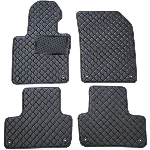 Ekonahast matid QuiltyMats VOLVO XC60 alates 2018a. (Must / mustad õmblused)