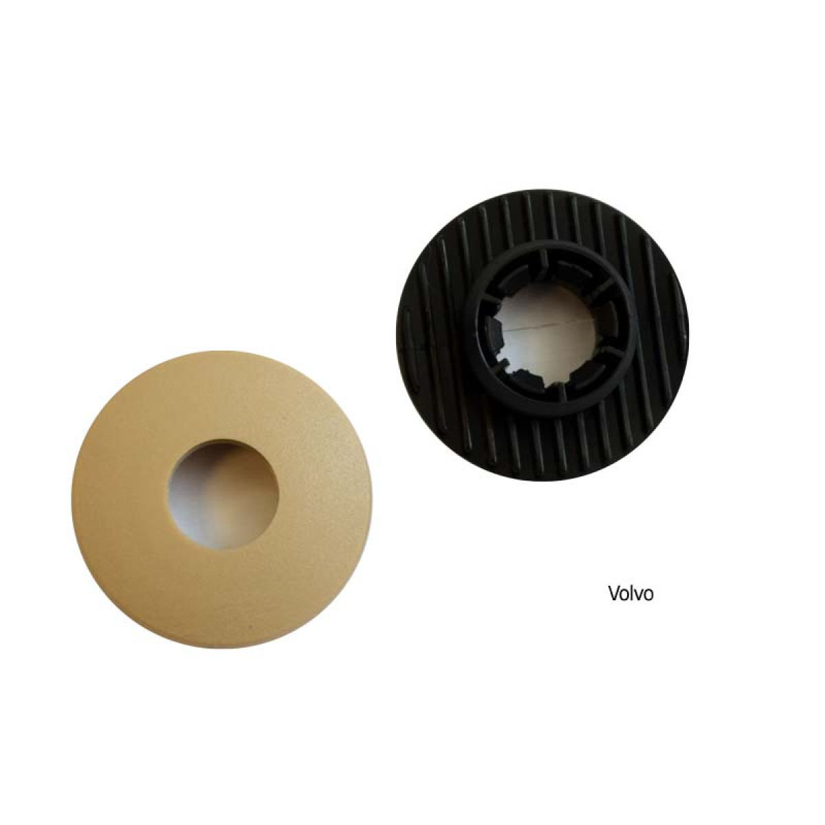 Matihoidja, ümmargune, beež (Volvo)