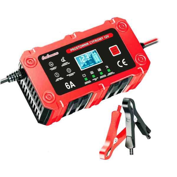 Digitaalne akulaadija, 12 V, 6 A, LiFePO4 / AGM / GEL, BC-1206