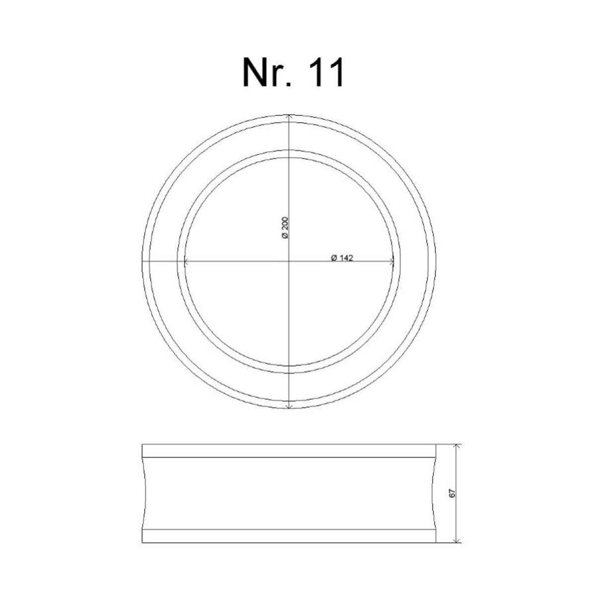 Vedru tugevduskumm nr 11 maastur, buss