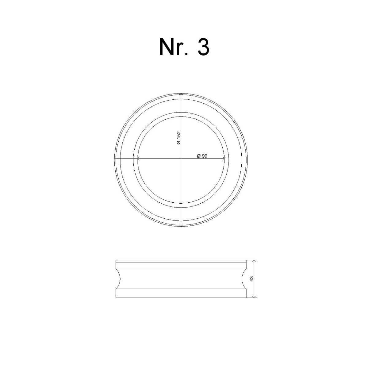 Vedru tugevduskumm nr 3