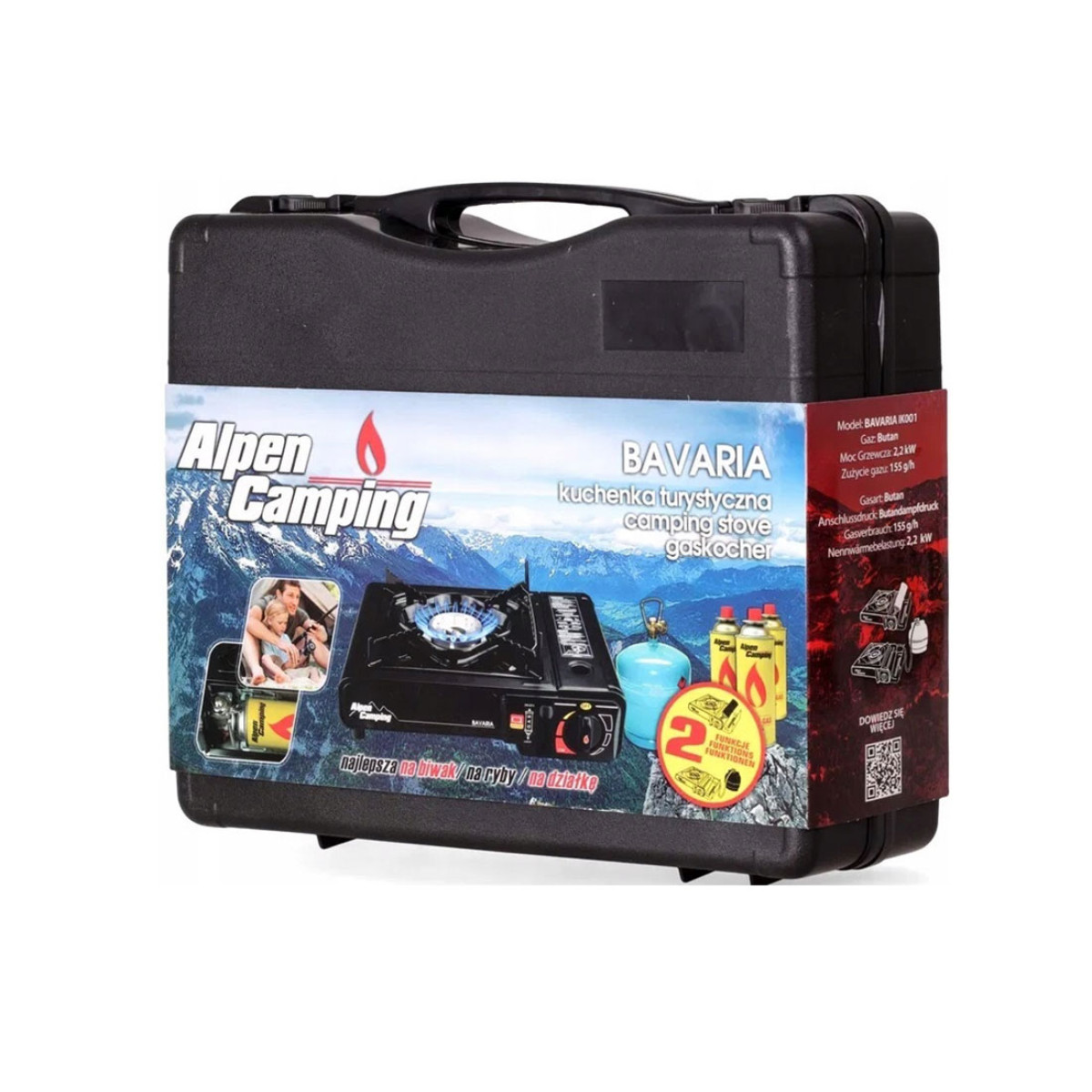 Turistide gaasipliit, Alpen Camping Bavaria IK001