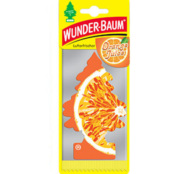 Wunder-Baum Tree Orange Juice, õhuvärskendaja Wunder-Baum Tree Orange Juice, õhuvärskendaja