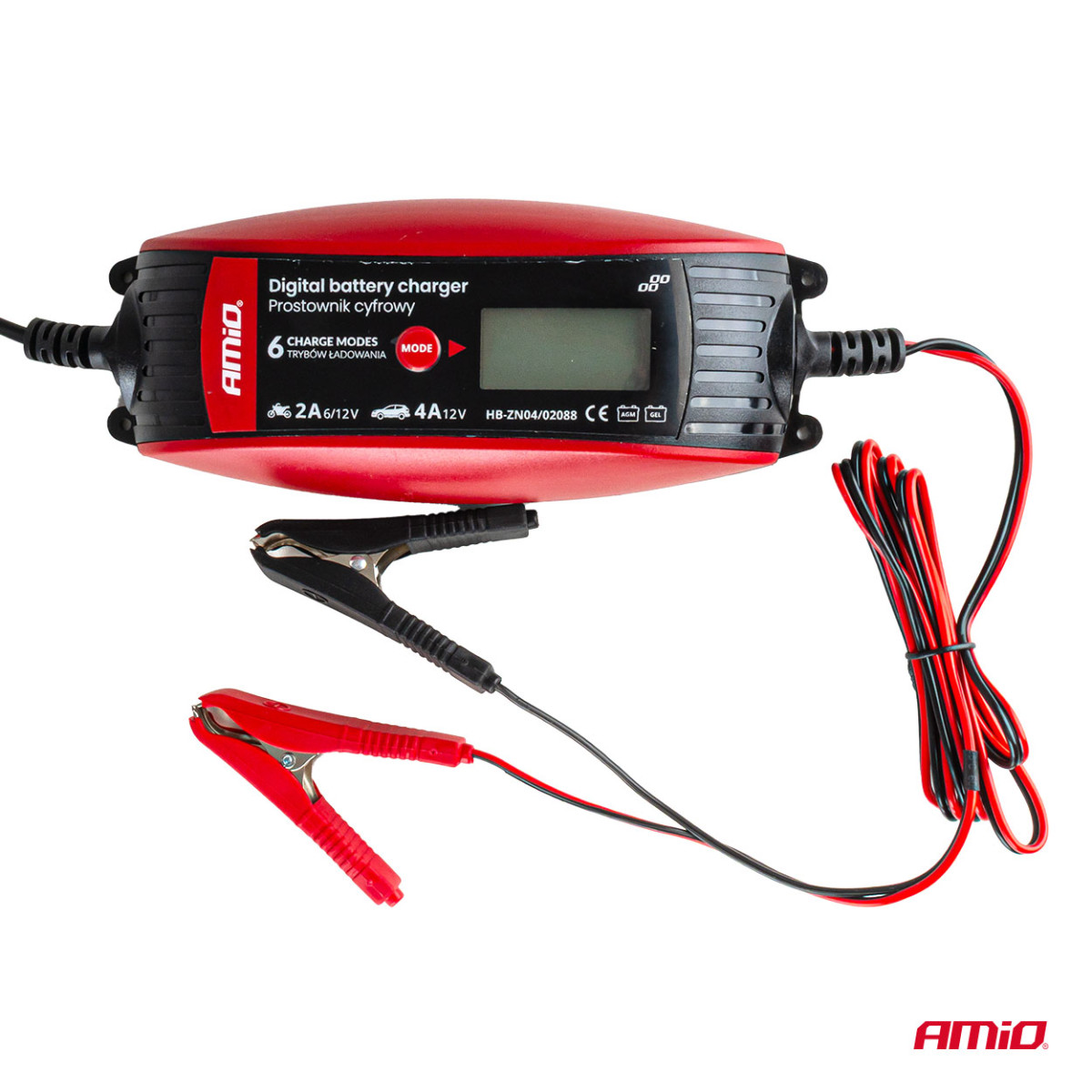 Digitaalne akulaadija DVL DBC 2A/4A 6V/12V AMIO-02088