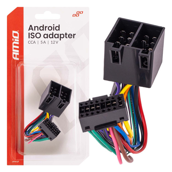 Android ISO raadioadapter CCA 5 A 12 V AMIO-04442