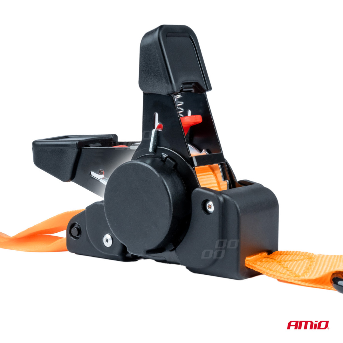 Kaubakinnitusrihm automaatse kerimismehhanismiga 200 kg, 2 m x 18 mm, S-TÜÜP AMIO-03323