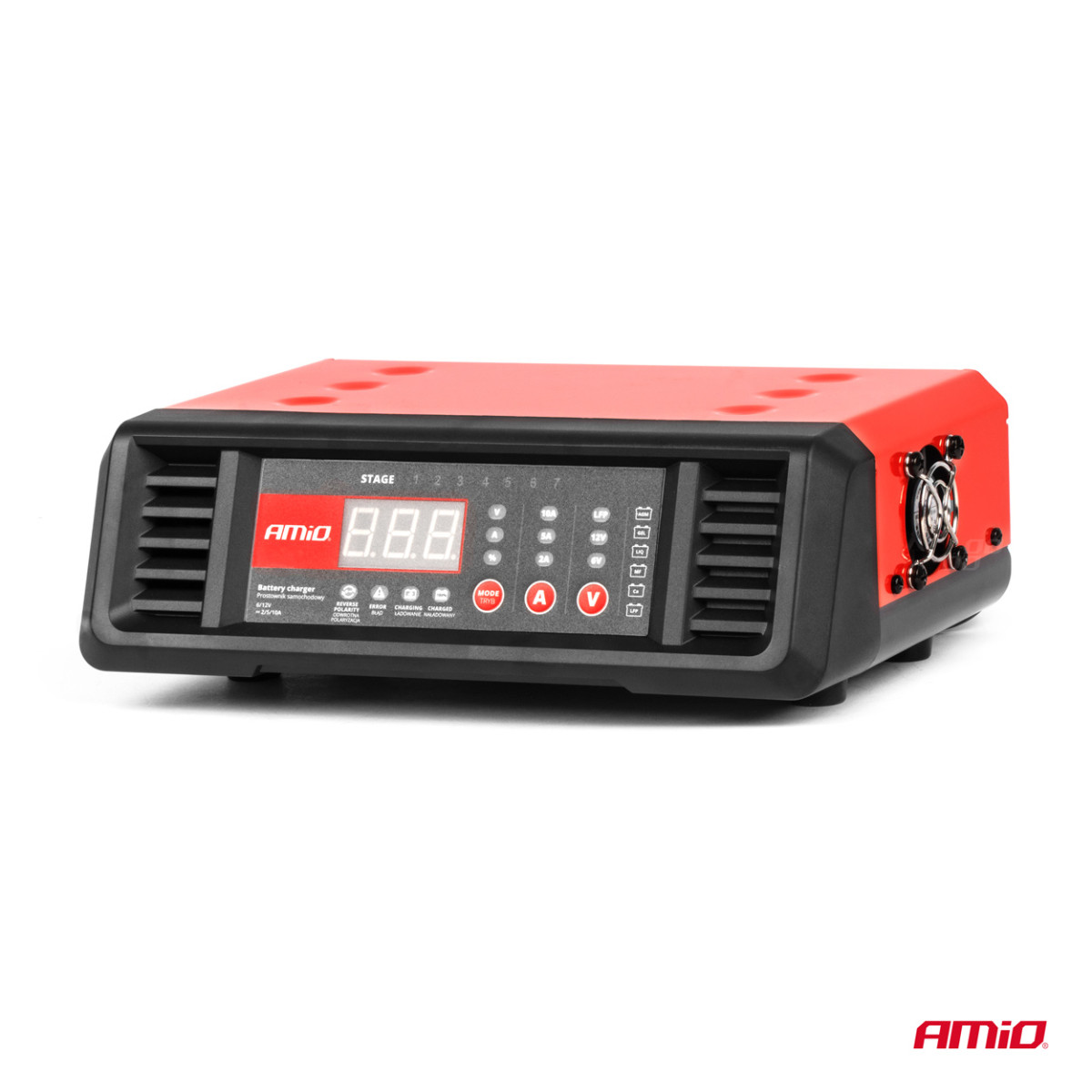 Digitaalne akulaadija 10A 6V/12V AMIO-04056