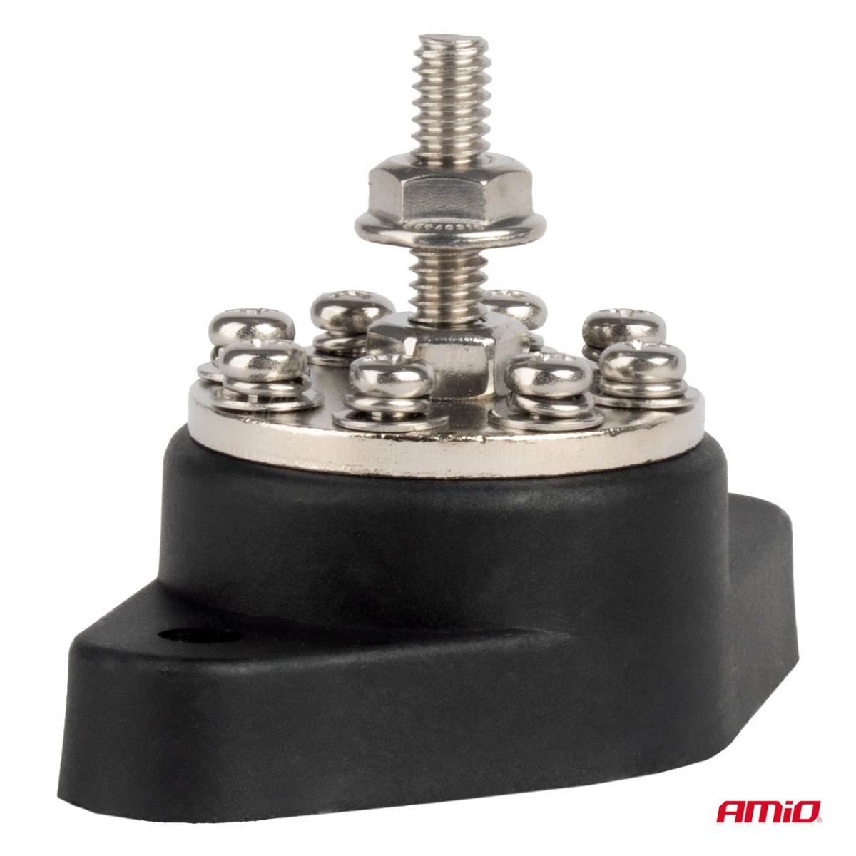 Aku pistikute jaotusplokk 8 pistikuga, siinilatt kuni 48V 160A, AMIO-03807