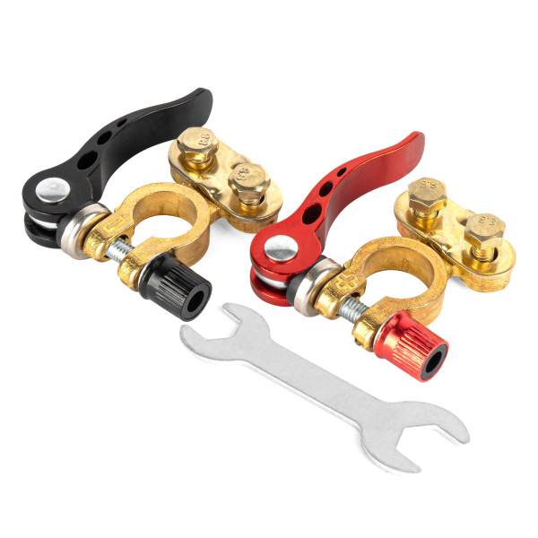 Universaalsed akuklemmid kiirkinnitusvõtmega, vask AMiO-04059