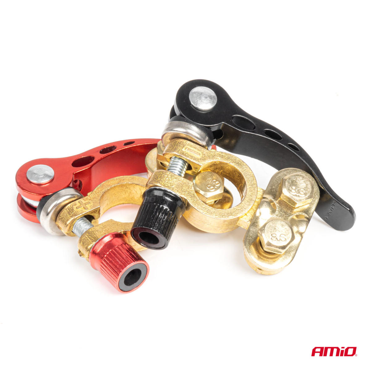 Universaalsed akuklemmid kiirkinnitusvõtmega, vask AMiO-04059