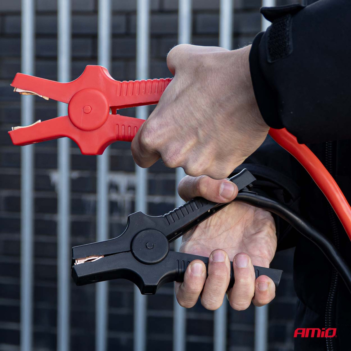 Käivituskaablid 480A 4,5 m TÜV AMIO-04595