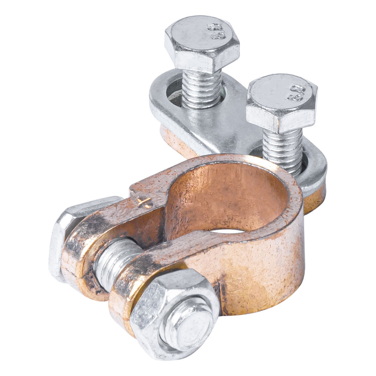 Aku klemm POSITIIVNE, messingist, 600 A, AMIO-01660